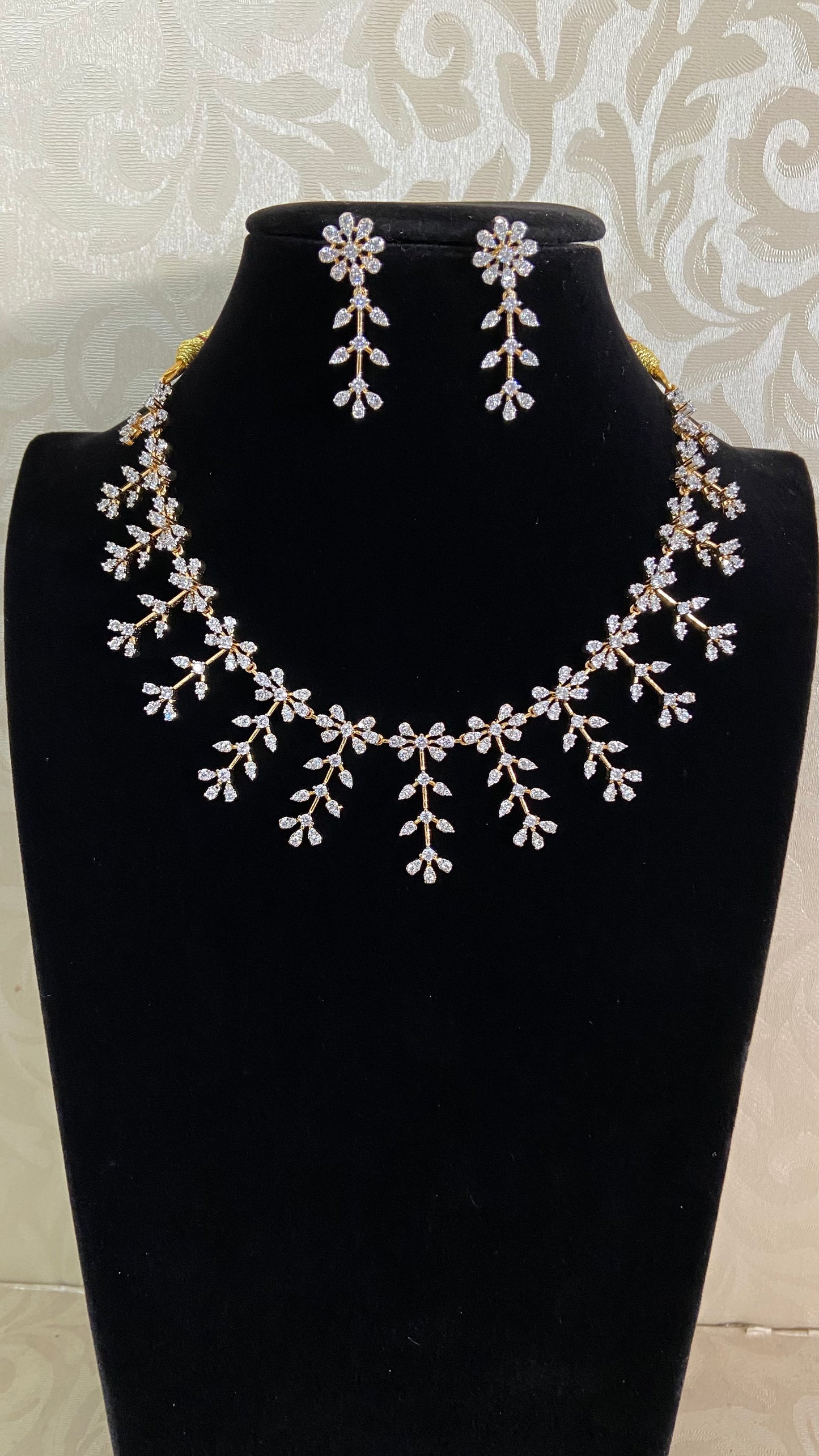 Diamond Look AD Necklace Set | Latest Indian Necklace | Gift Idea