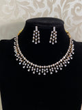 AD Simple Necklace Set | Indian Jewelry In USA
