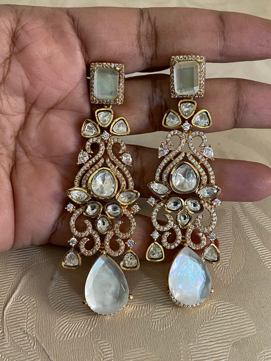 AD Kundan Earrings | Indian Jewelry In USA