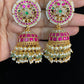 Jadau Kundan Jumki Earrings | Indian Earrings | Gift Idea