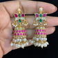 Jadau Kundan Jumki Earrings | Indian Traditional Earrings