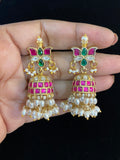 Jadau Kundan Jumki Earrings | Indian Traditional Earrings