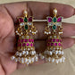 Jadau Kundan Jumki Earrings | Indian Traditional Earrings