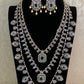 AD 3Layer Necklace With Earrings | Indian Bridal Jewelry In USA