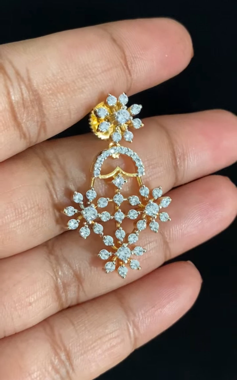 Beautiful AD Necklace Set | Indian Jewelry In USA | Gift Idea