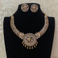 CZ Antique Necklace With Studs | Traditional Indian Jewelry In USA