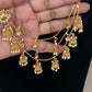 Antique Jumki 3 line Champaswaralu | Hair accessories | indian  Ear Chains