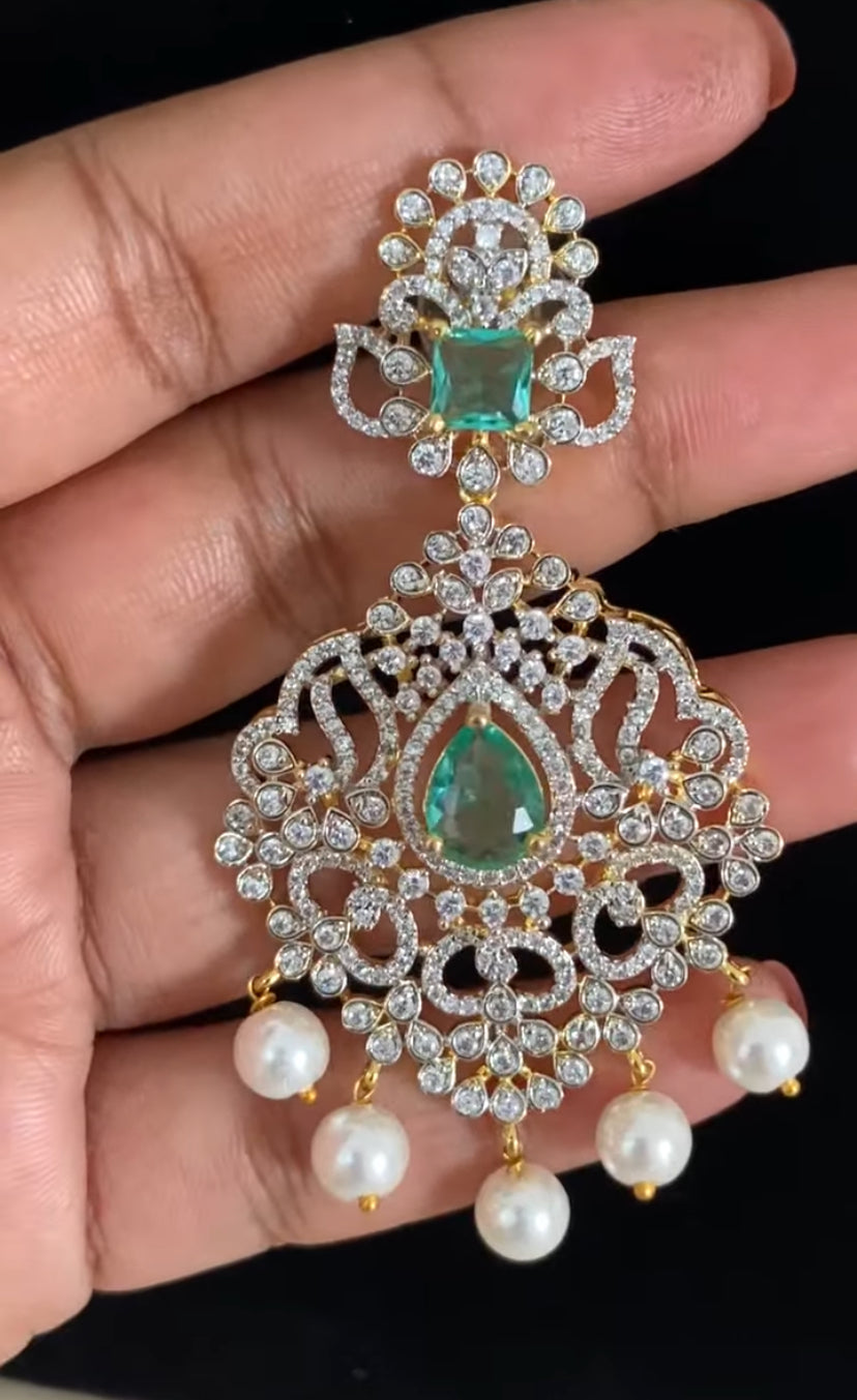 AD Bridal Necklace Set | Latest Jewelry