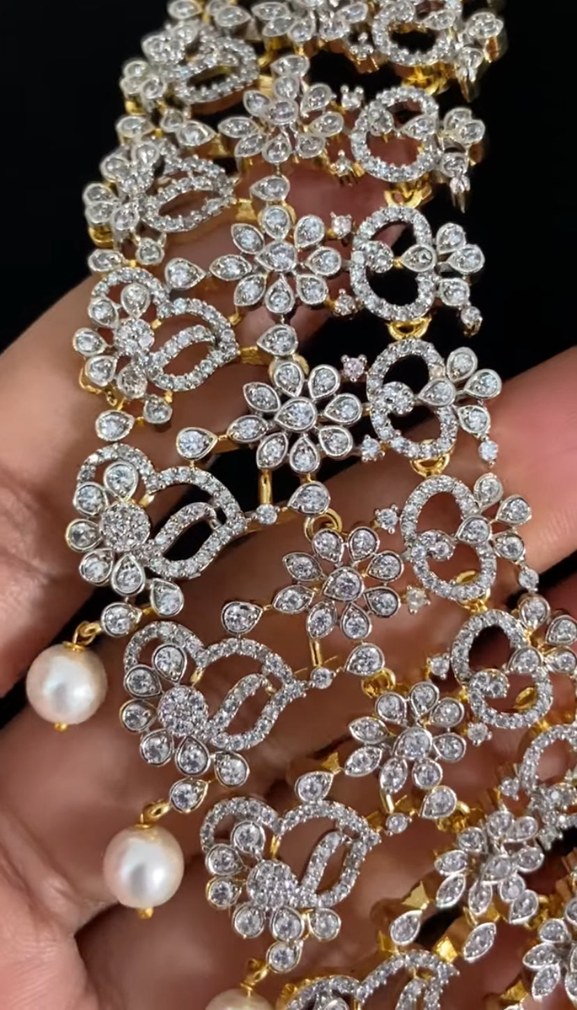 AD Bridal Necklace Set | Latest Jewelry