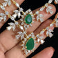 Beautiful AD Necklace With Earrings | Latest Necklace | Gift Idea