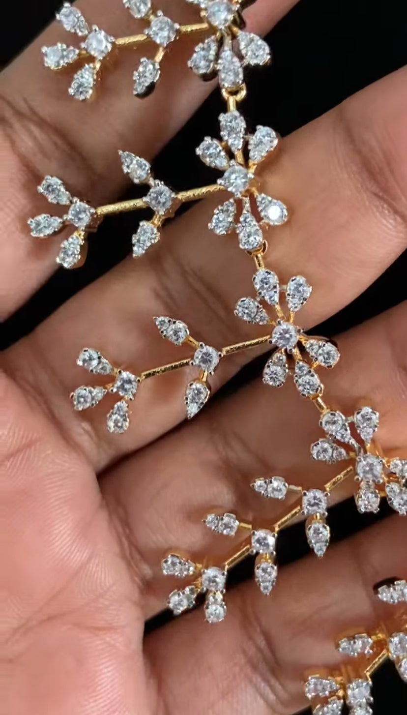 Diamond Look AD Necklace Set | Latest Indian Necklace | Gift Idea