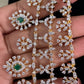 AD 3Layer Necklace With Earrings | Indian Bridal Jewelry In USA