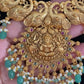 Antique Temple Necklace With Jumkis | Indian traditional Jewelry