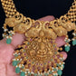 Antique Temple Necklace With Jumkis | Indian traditional Jewelry
