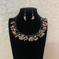 Natural Multi Stone Chip Necklace Set | Hand Crafted Necklace | Indian Jewelry In Usa
