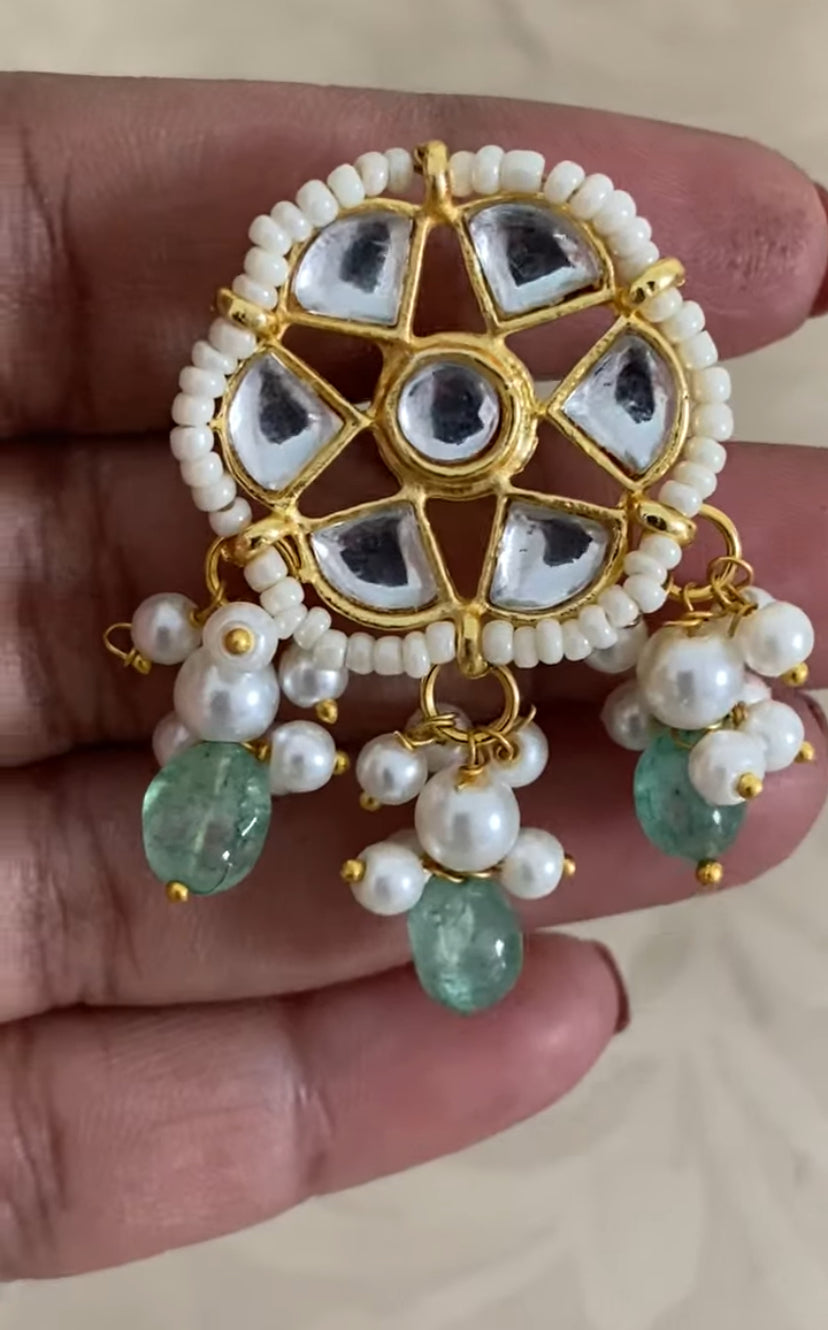 Artificial Kundan & Beads Necklace Set | Latest Jewelry | Gift idea