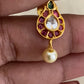 Small Kemp Pendants Nanu Patti Necklace |  Indian Traditional Jewelry