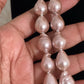 Rose Gold baroque Pearl Double Line Necklace | Latest Indian Jewelry