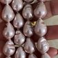 Rose Gold baroque Pearl Double Line Necklace | Latest Indian Jewelry