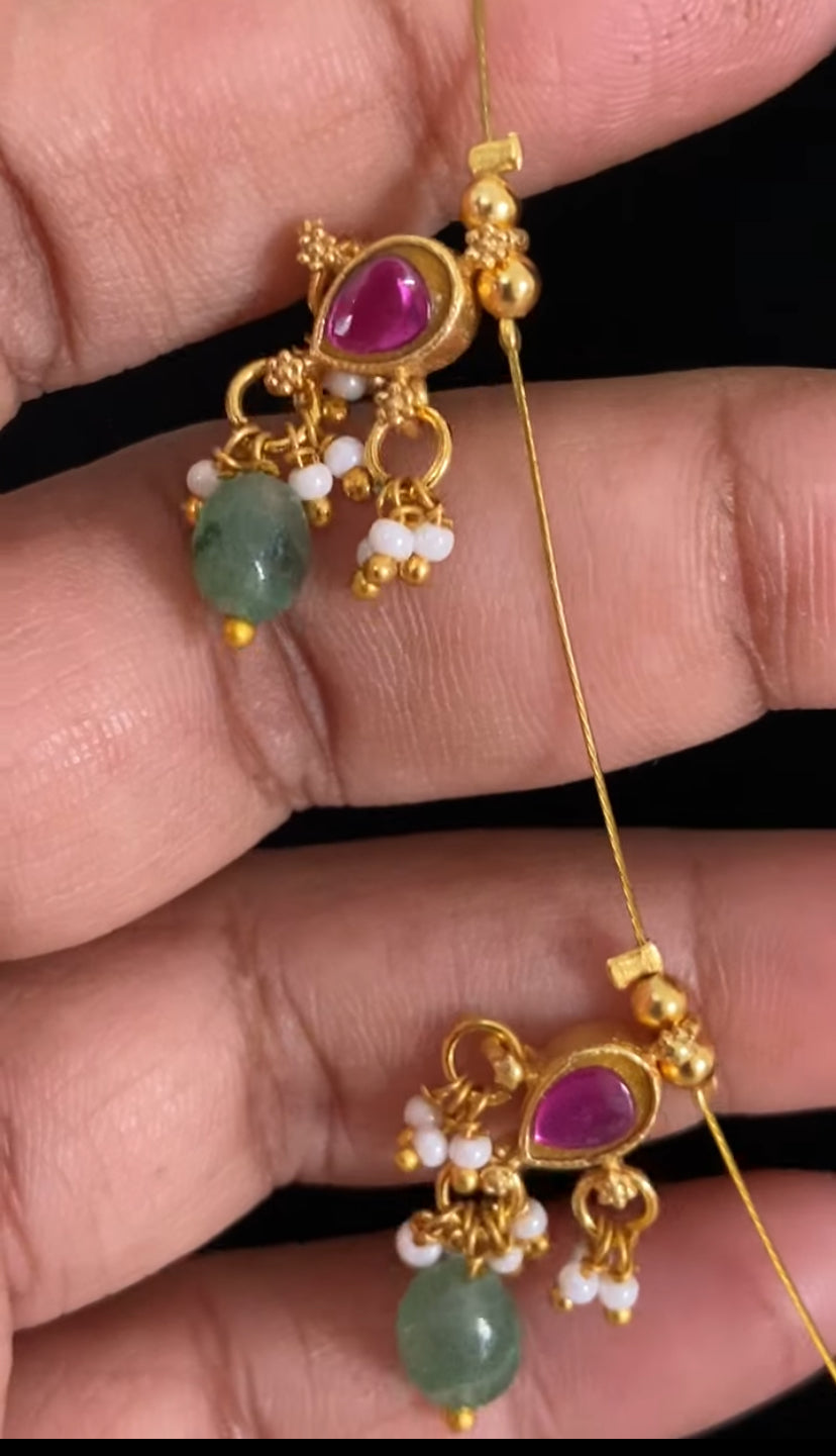 Jadau Kundan Invisible Necklace | Latest Indian Necklace In USA
