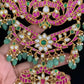 4 in 1 Jadau Kundan Necklace | Traditional Indian Necklace In USA