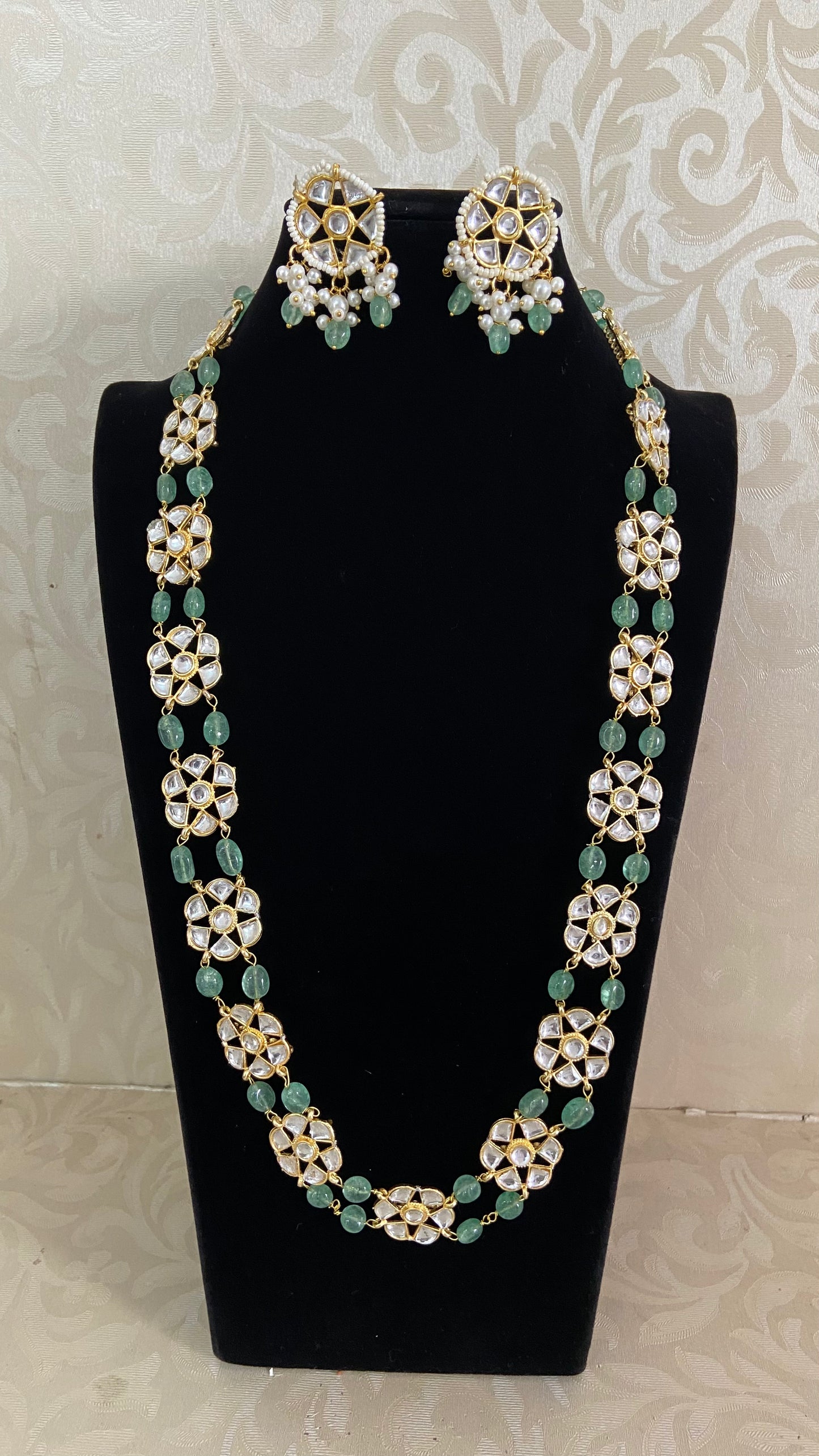 Artificial Kundan & Beads Necklace Set | Latest Jewelry | Gift idea