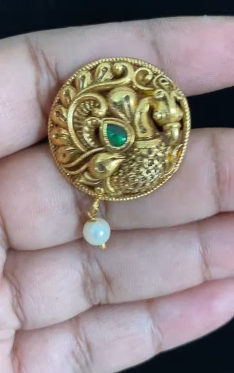 Antique Jadau Pendant Set | Latest Jewelry