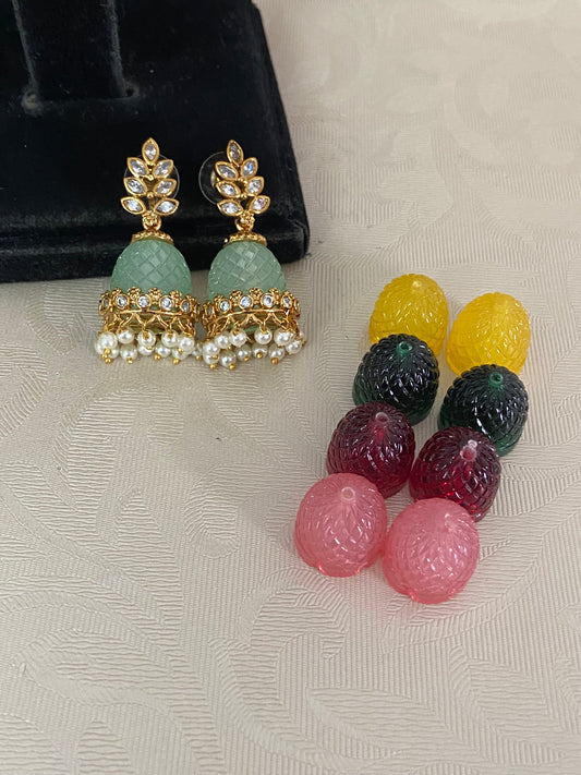 Changeable AD Jumki Earrings | Latest Jewelry In USA
