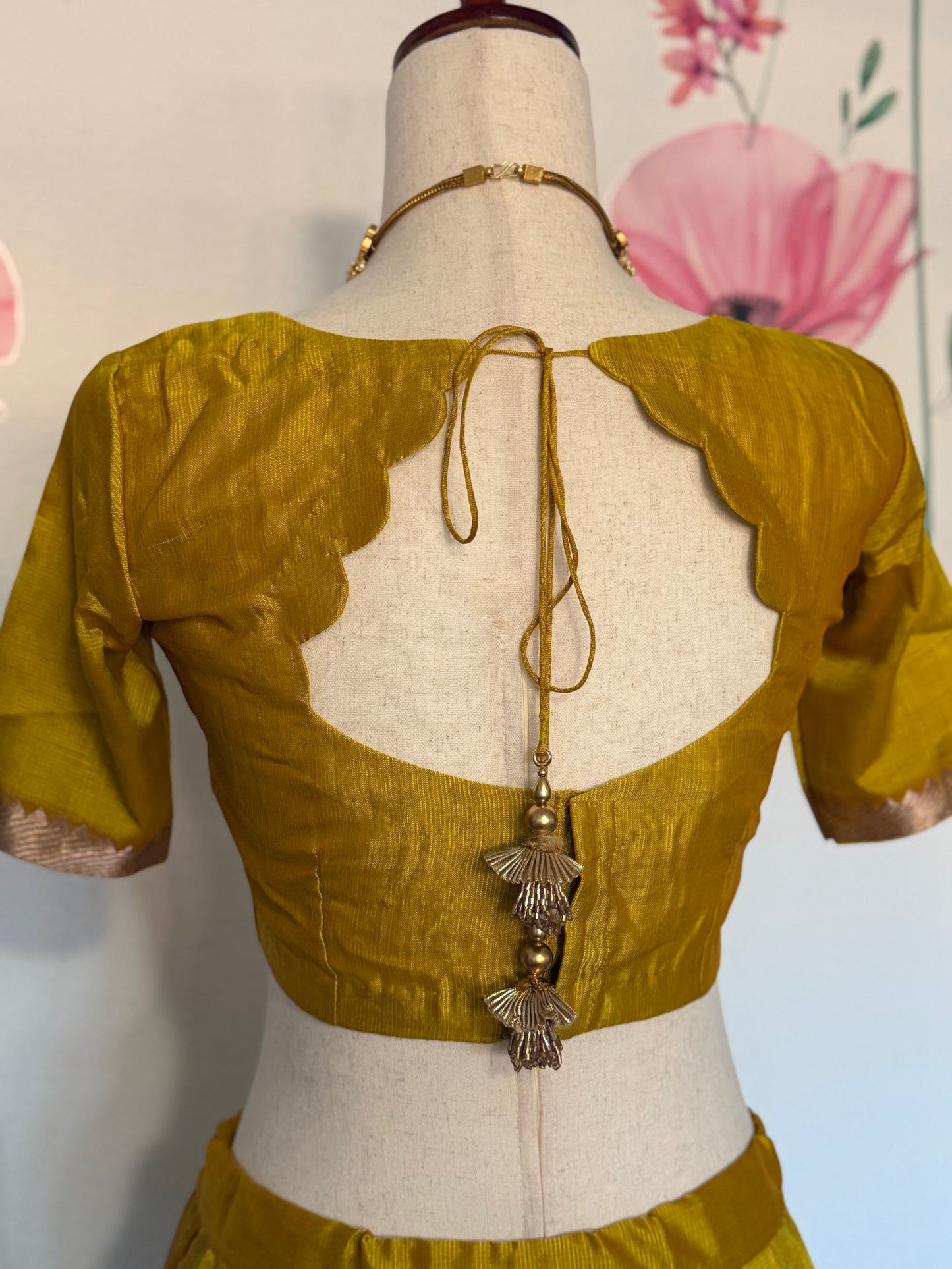 Teens Mangalagiri Handloom Lehanga | Traditional Langa voni | Teens ethnic wear