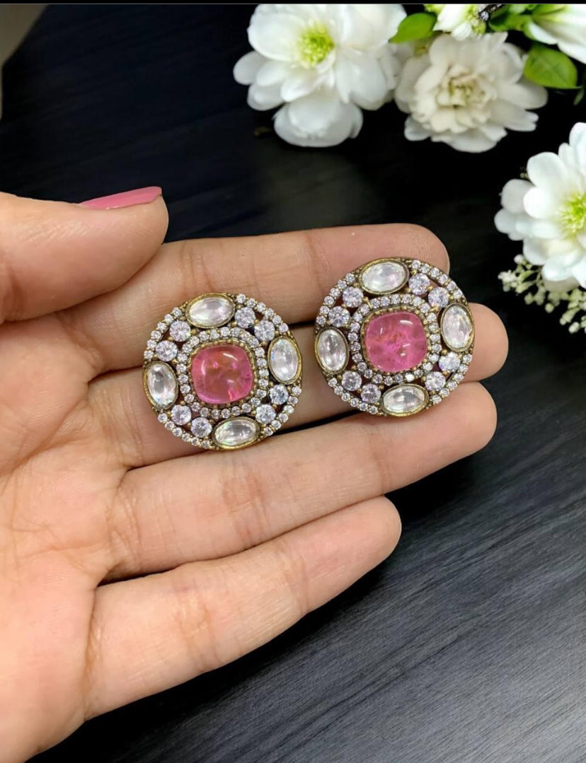 AD Victorian Studs | Indian Jewelry In USA