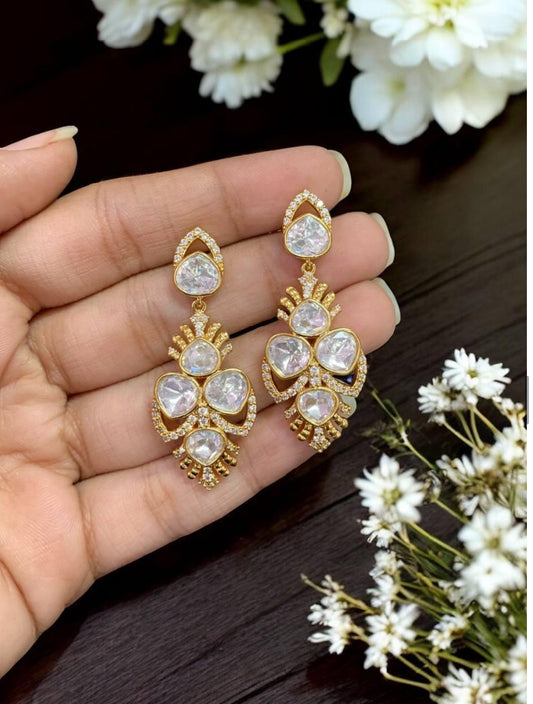 Moissanite Earrings | Indian Jewelry in USA