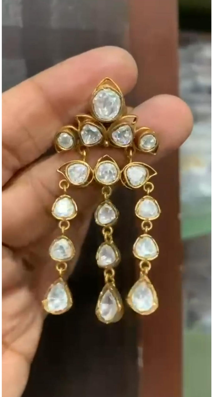 Polki Kundan Earrings | Indian Jewelry In USA