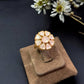 Moissanite Flower Finger Ring | Adjustble Finger Ring | Gift Idea