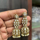 Moissanite Jumki Earrings | Indian Earrings