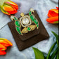 Beautiful Kundan Peacock Finger Ring | Adjustable Finger Ring