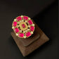 Jadau Kundan Finger Ring | Traditional Finger Ring | Gift Idea