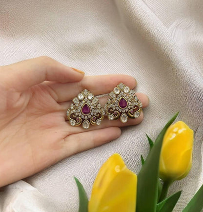 Victorian ad Studs | Indian Jewelry In USA