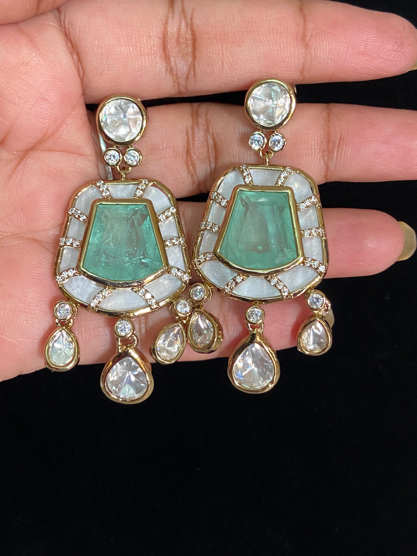 Kundan Classic Earrings | Indian Earrings