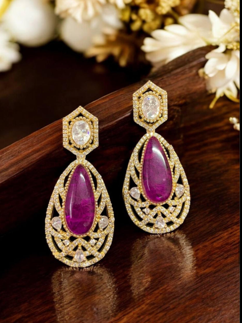 AD Kundan Earrings | Indian JewelryIn USA