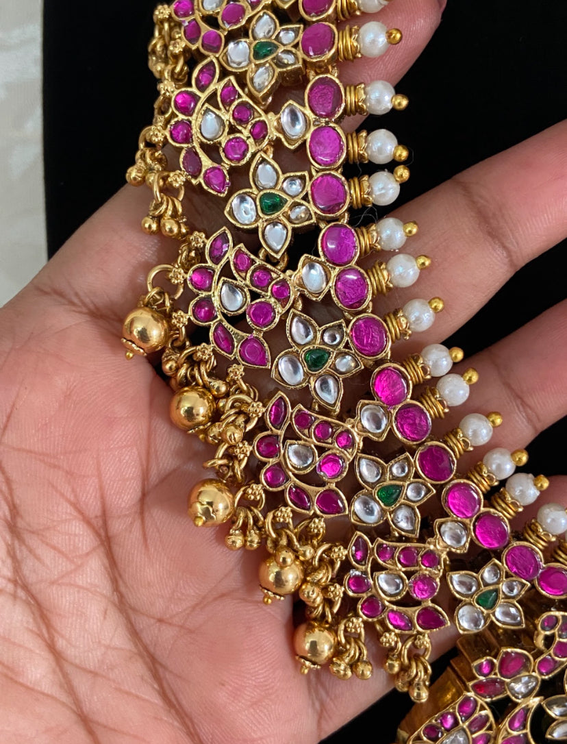 Kundan Necklace With jumkis | Traditional indian Jewelry