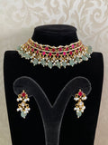Jadau Kundan Choker Set | Indian Necklace In USA