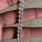 CZ Rhodium Bracelet | Two Tone Indian Bracelet