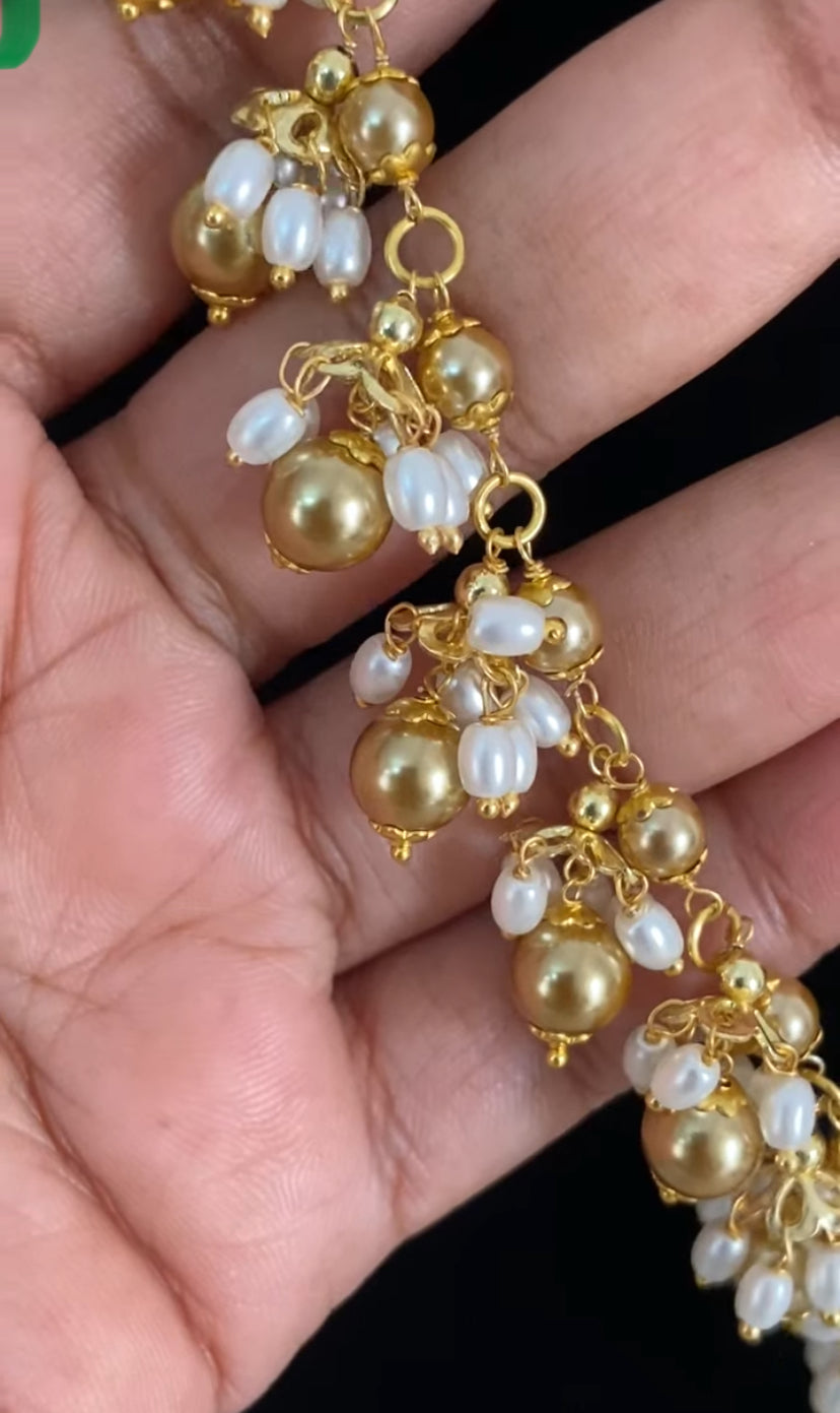 Pearl Bunch Necklace Set | Indian Jewelry In USA
