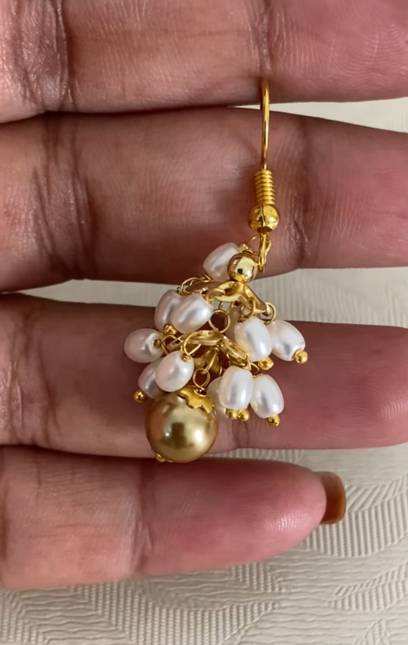 Pearl Bunch Necklace Set | Indian Jewelry In USA