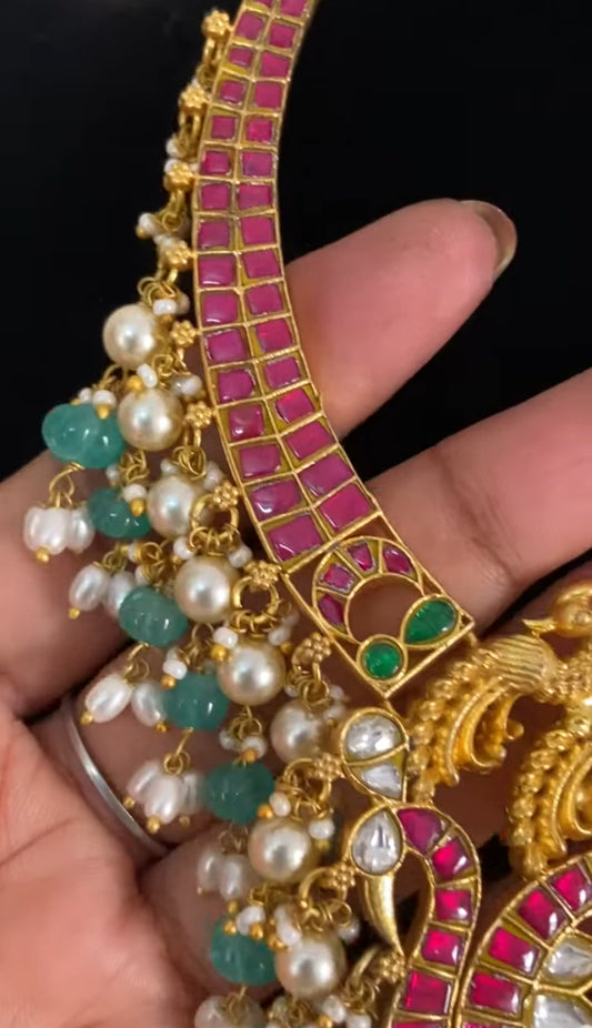 Jadau Kundan Kante Necklace | Traditional Indian Jewelry | Gift Idea