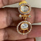 AD Polki Necklace With Earrings | Indian Jewelry In USA
