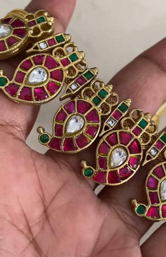 Jadau Kundan Mango Pendants Nanu Patti Choker | Traditional Indian Jewelry