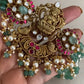 Antique Jadau Lakshmi Beads Choker Set | Traditional Indian Jewelry