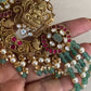 Antique Jadau Lakshmi Beads Choker Set | Traditional Indian Jewelry