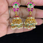 Jadau Kundan Jumkis | Antique Kundan Earrings